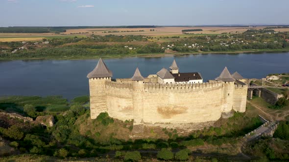 Old Khotyn Castle Near the Dnester