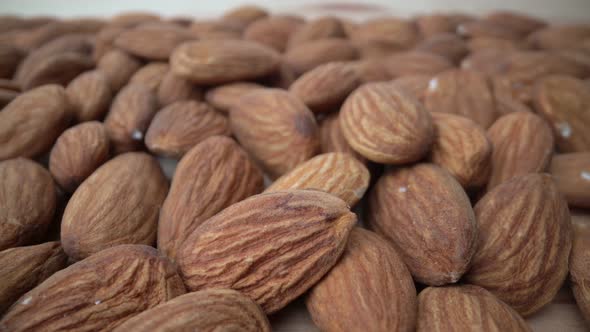 Extreme Macro Bottom Movement of Almond Kernels for Vegetarians and Nutritious Food