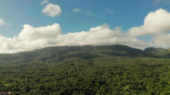 Mountains Covered with Rainforest Philippines Camiguin