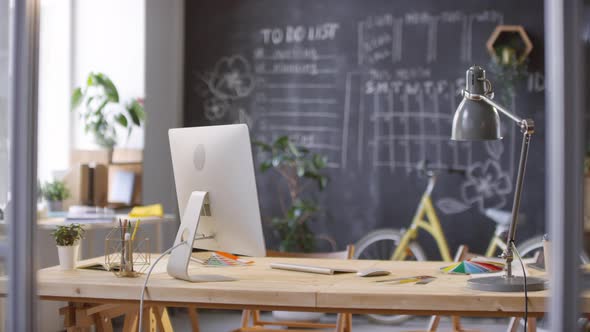 Empty Office of Startup