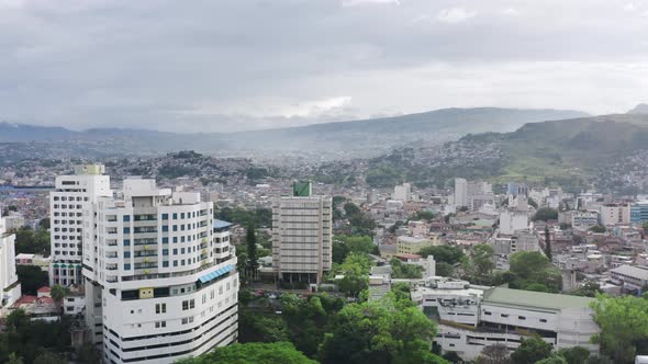 Aerial View Tegucigalpa Honduras