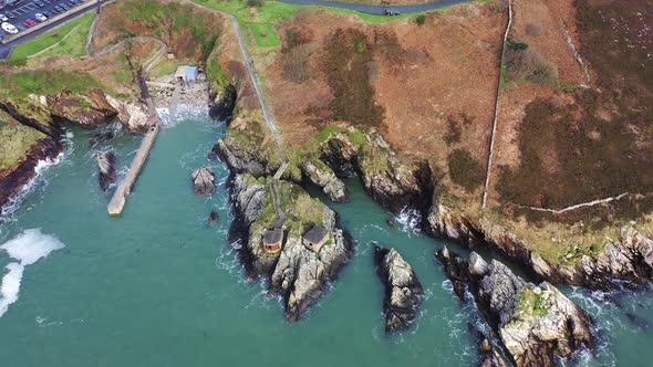 Aerial View Fort Dunree Inishowen Peninsula  County Donegal Ireland