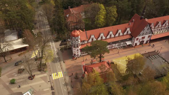 Aerial view of Svetlogorsk resort town