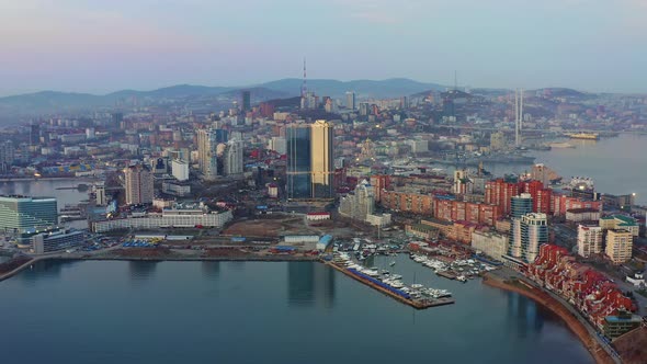 Marine Facade of the City of Vladivostok