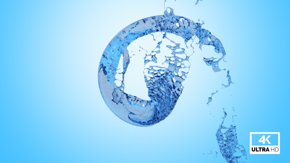 Vortex Splash Of Blue Water V16 alt