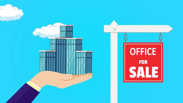 Real Estate : Office For Sale Animation