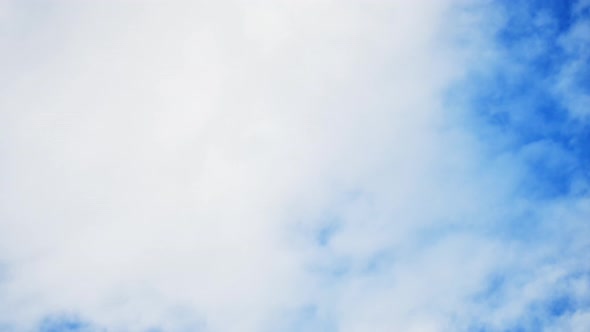 Clouds Background Timelapse Across The Sky