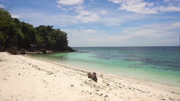 Beautiful Beach on Tropical Island