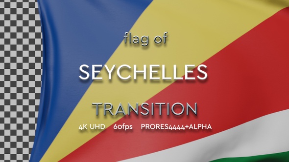 Flag of Seychelles transition | UHD | 60fps alt