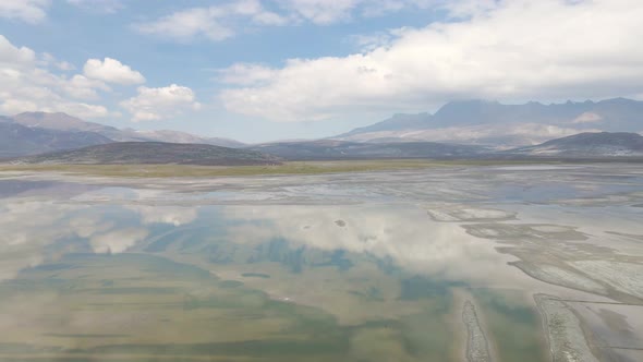 Salar de The Salinas y Aguada Blanca National Reserve is located in the provinces of Caylloma and Ar