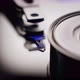 Hard disk drive inside. Turning on hard drive with a spinning platter. Starting HDD platter - VideoHive Item for Sale