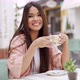 Happy Woman with Cup of Coffee - VideoHive Item for Sale