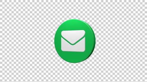 Envelope Icon Rotating