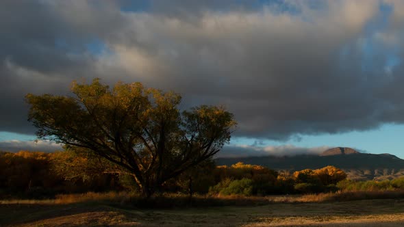 Beautiful Autumn Sunrise in Central Arizona Time Lapse