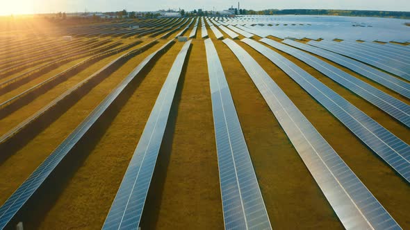 Solar Power Panels in the Field