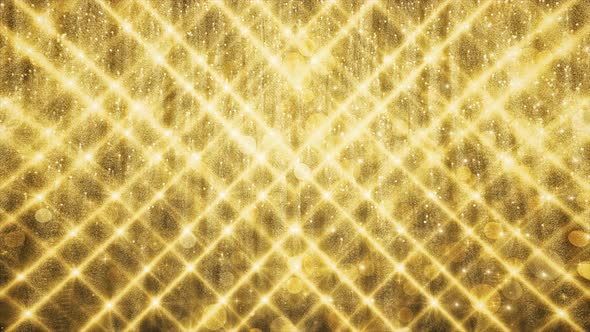 Gold Glitter And Reflection Lights 06 4K alt