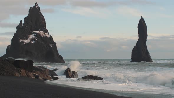 Troll Toes on Reynisfjara Black Sand Beach