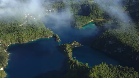 Lagunas Montebello in Chiapas Mexico