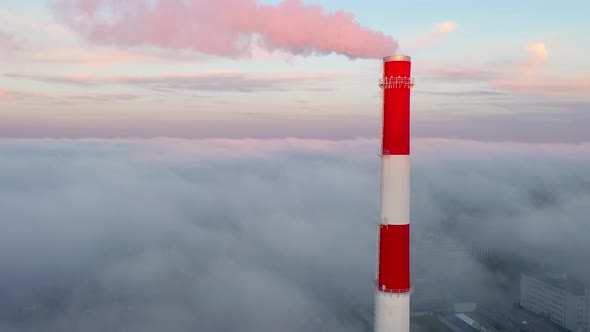 A Very Tall Chimney Tower in Tallinn Estonia