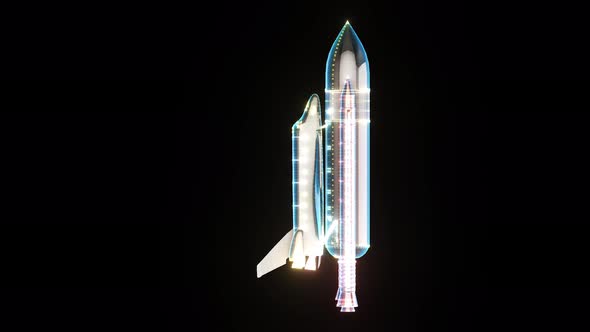 Space Shuttle Hud Hologram 4k