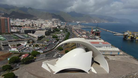 Santa Cruz Auditorio de Tenerife Adan Martin, Canary Islands, Spain