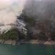 Wild Fire Over Mountain Forest Near Lake Piva in Montenegro in August of 2021 - VideoHive Item for Sale
