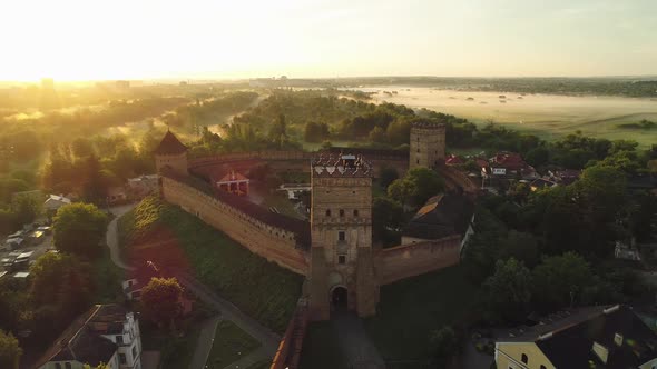 The Historical Part of Lutsk is a View of Lubart Castle