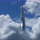 Skyscraper Above Clouds - VideoHive Item for Sale