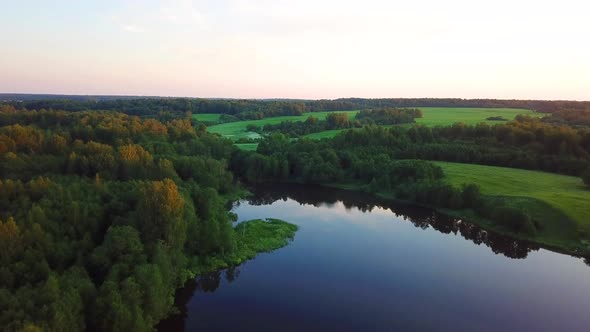 Flying Over The Lakes 