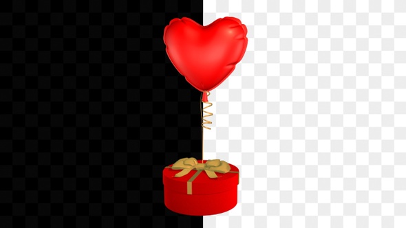 Gift Balloon Heart