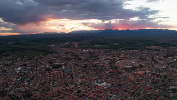 Sunset view of Turks Bagua City