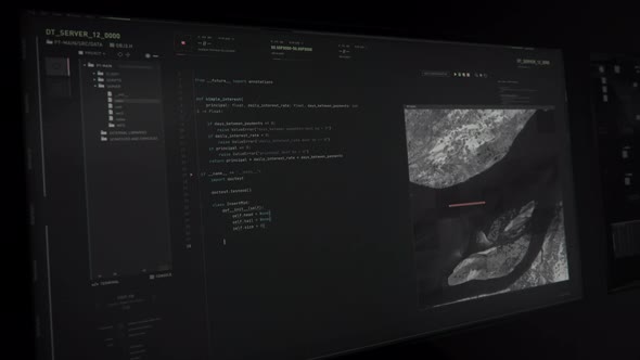 Network Programmer Types Data In Ui To Create Satellite Surveillance Software alt