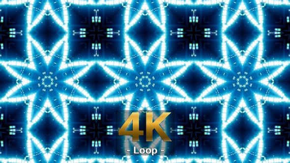 Sci Fi Pattern Kaleidoscope Light 4K 01