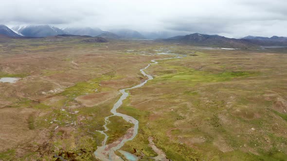 Alpine Tundra in the Tien Shan Mountains Kyrgyzstan