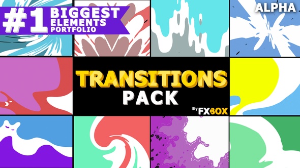 Smooth Liquid Transitions | Motion Graphics Pack alt