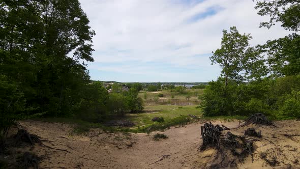 Pulling back from dunes to show the full area.