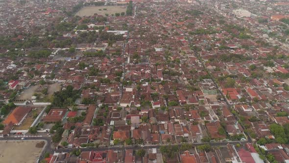 Aerial View Yogyakarta, Indonesia