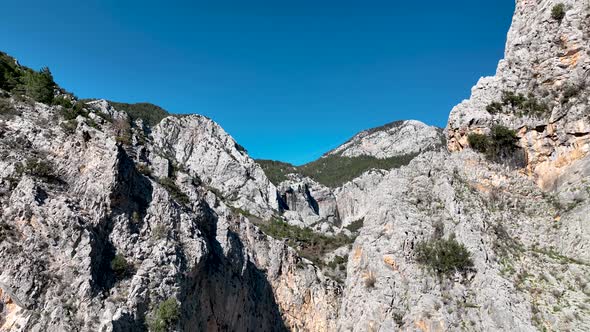 Canyon in the mountains Turkey Alanya 4 K