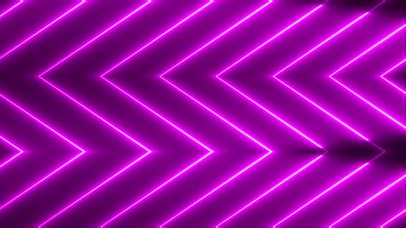 geometric glowing line animation. Animated neon line motion background. Vd 721