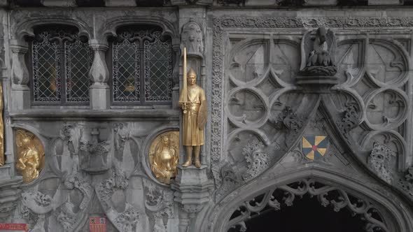 Façade of the Basilica of the Holy Blood Bruges