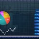 The site tracks stock prices, statistics, data. Control panel interface. Electronic chart with stock - VideoHive Item for Sale