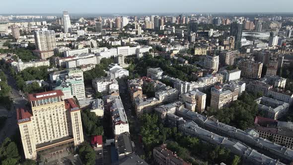 View of Kyiv From Above. Ukraine. Aerial View