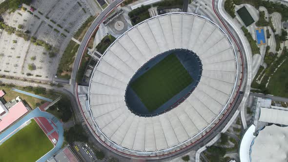 Aerial view of National Stadium in Malaysia