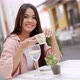 Happy Woman with Cup of Coffee - VideoHive Item for Sale