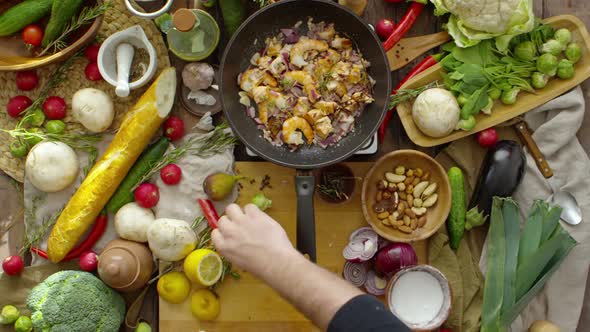 Cooking Shrimp Pasta