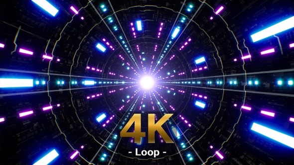 Retro Light VJ Tunnel alt