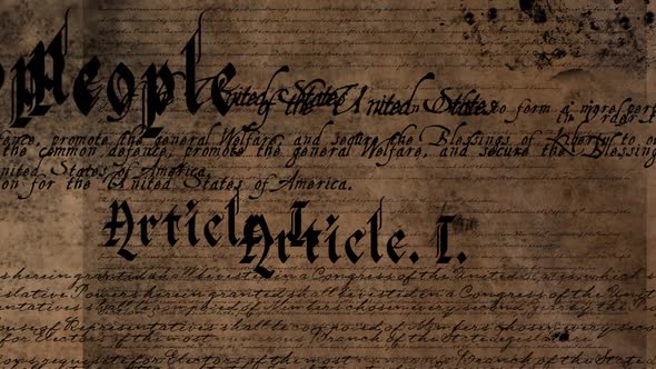 Written constitution of the United States 