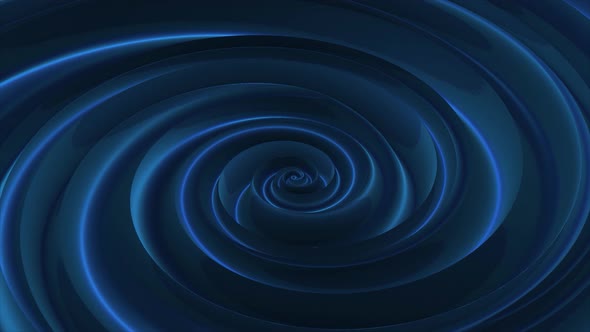 Abstact 3D Blue Sprial Background Loop V2