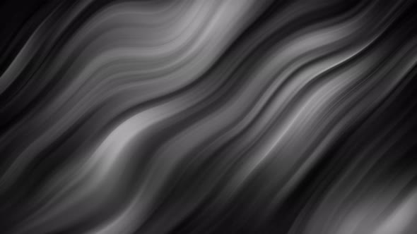 Black White Color Smooth Stripes Motion Wave Animated Background