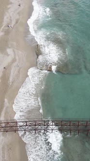 Beach at the Seaside Resort Town